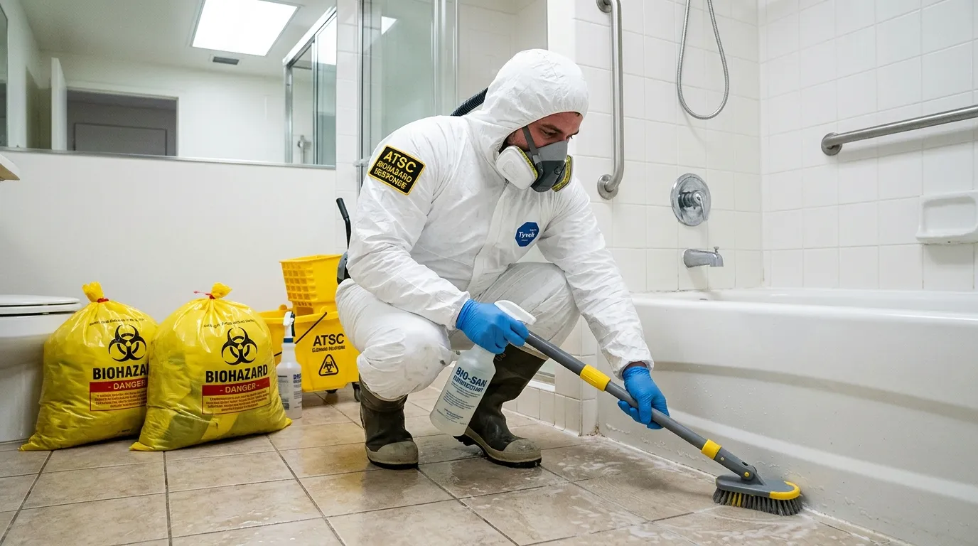 Decontamination equipment deployed for Blood Cleanup in Winter Hill